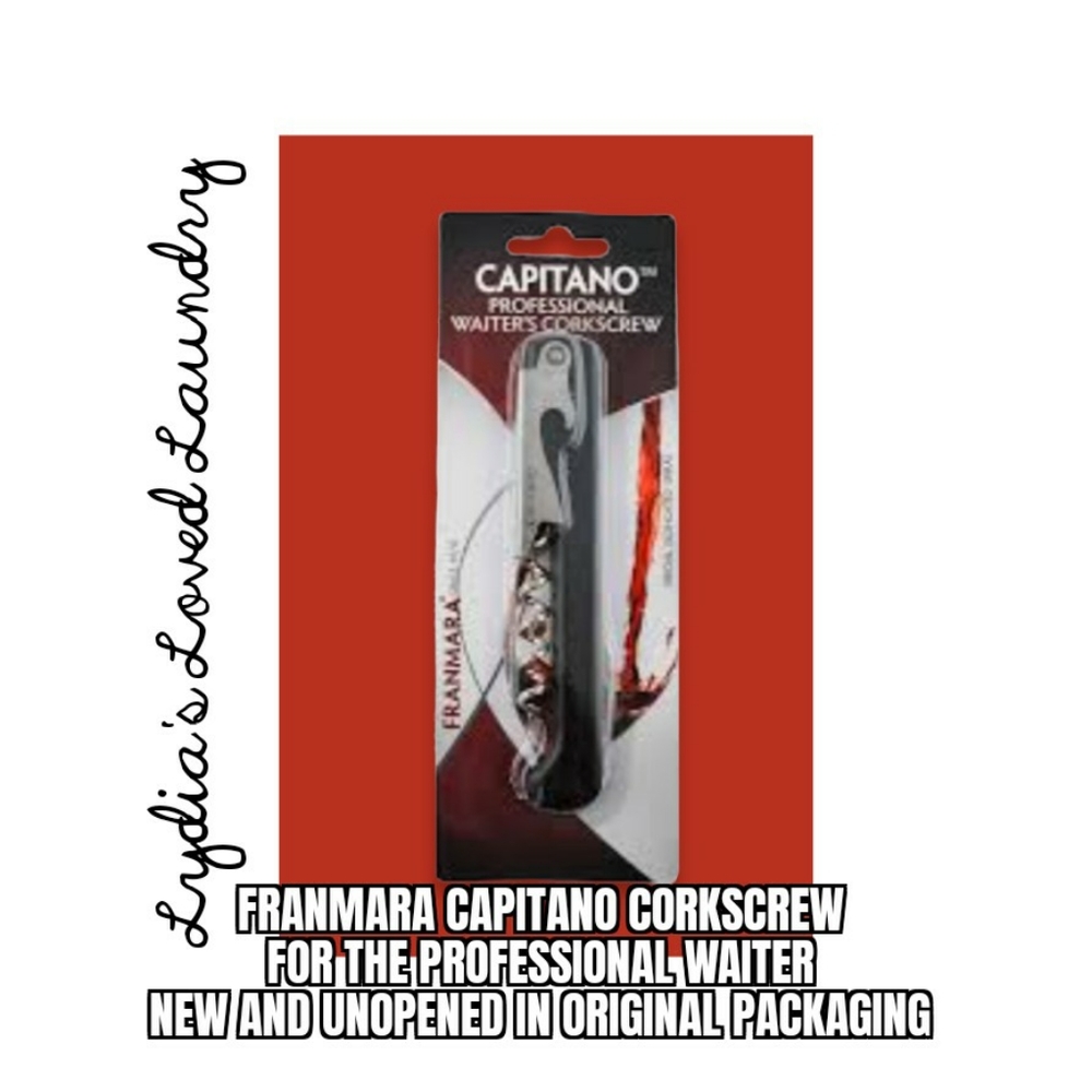 💥 5/$10 Franmara Capitano Waiter Corkscrew New Unused Unopened In Package NWT